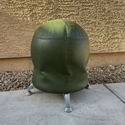Modern Green Accent Stool / Ottoman – Unique Design