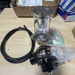 Universal Billet Aluminum Type-Rs Turbo Blow Off Valve Bov+2.5" Flange Tube Pipe