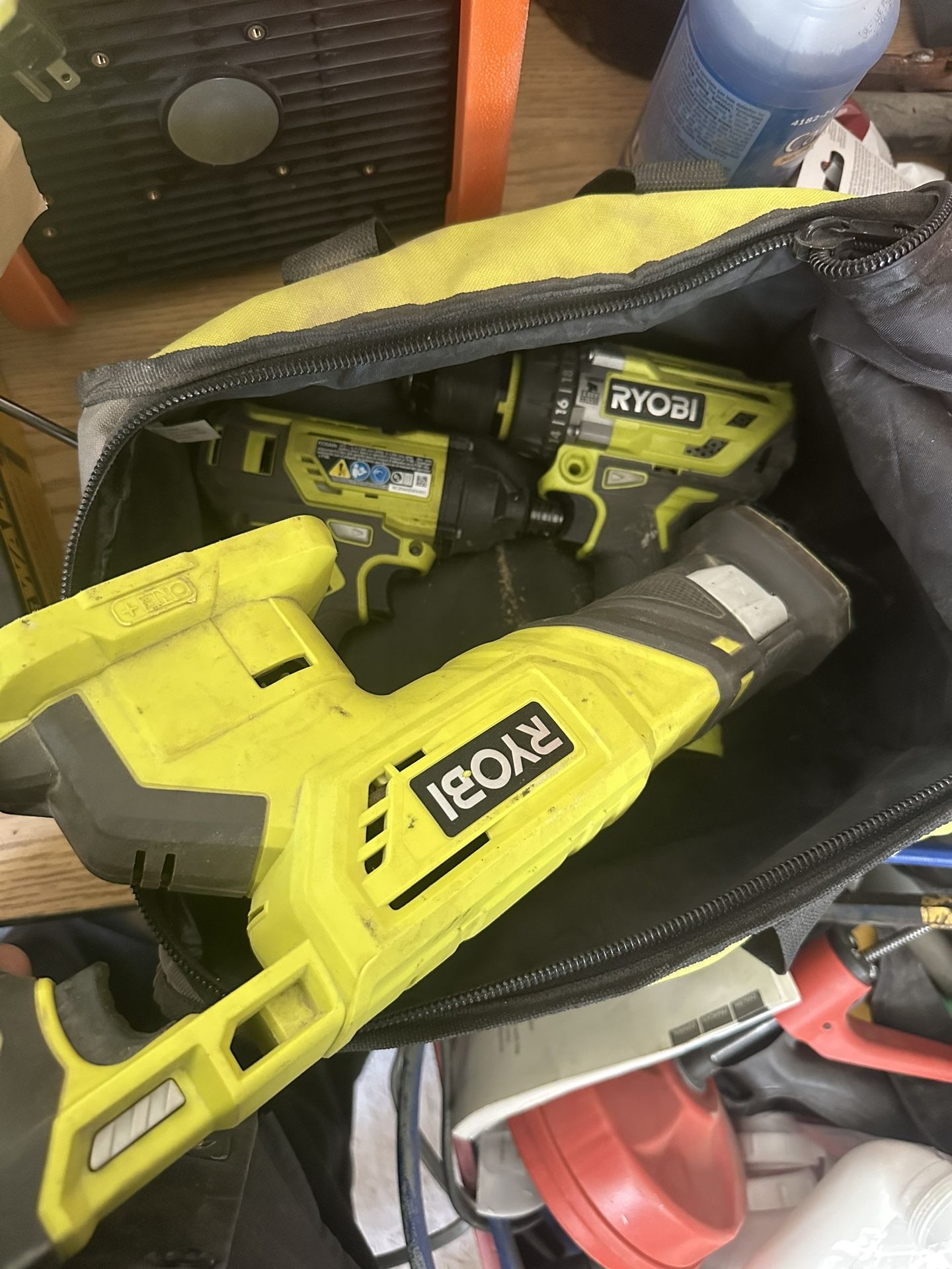 3 Piece Ryobi Cordless Power Tools