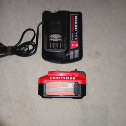 LOWEST PRICE! Craftsman CMCB205 20V 5AH Battery and Charger 2 Available