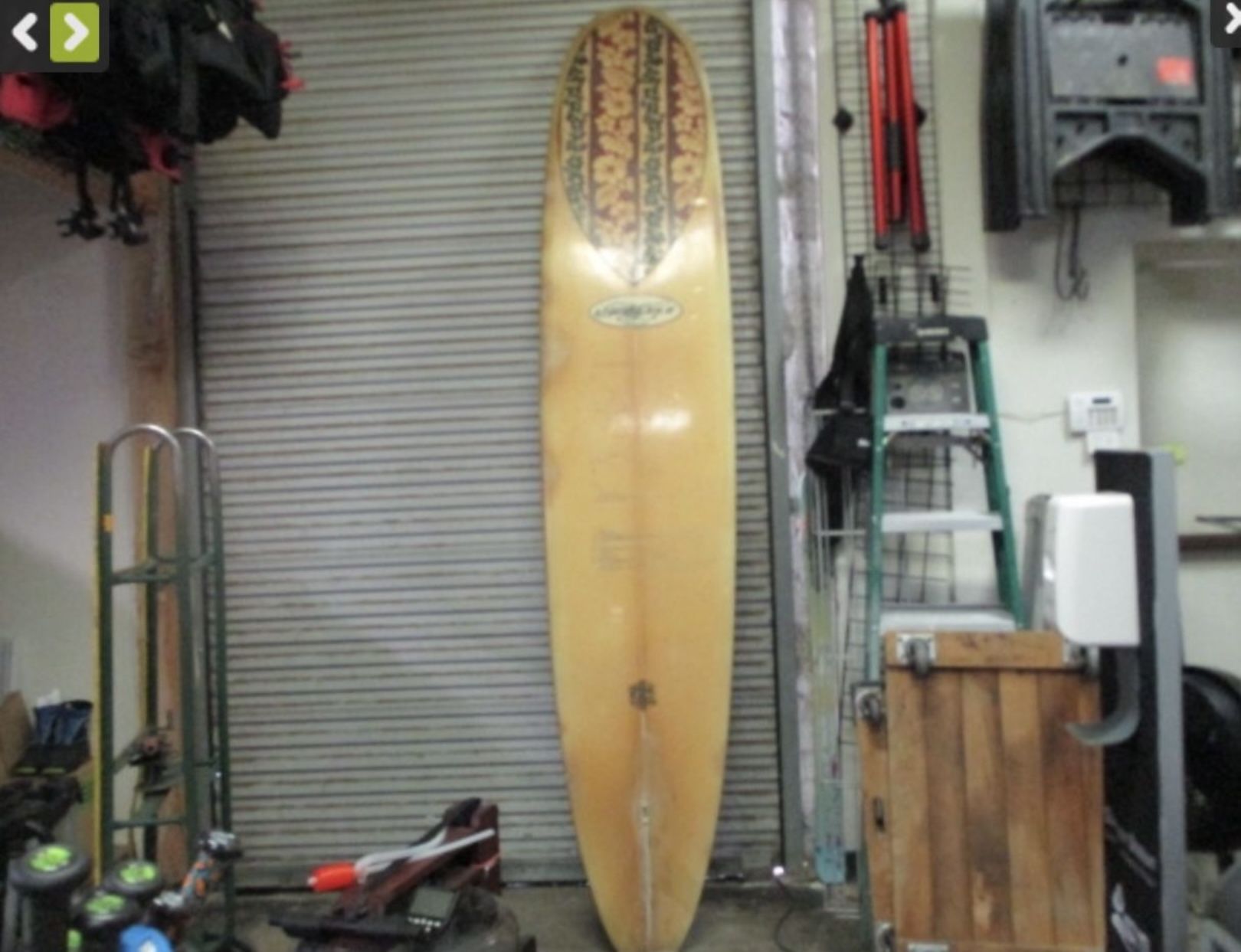 Royal Hawaiian by Ukulele Surfboards Chris Ruddy Surfboard 9’ 9”