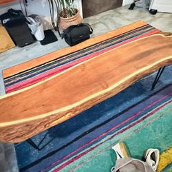 Wood end Table And Or Bench