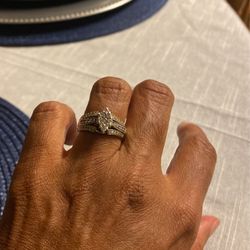 Engagement  and Wedding Ring Set