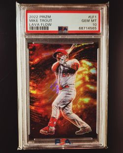 LF-1 Mike Trout 2022 Panini Prizm - Lava Flow