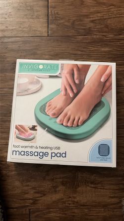 Massage pad. Foot warmth heating use