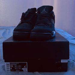 Air Jordan Retro Black Cat 4’s, Size 7.5