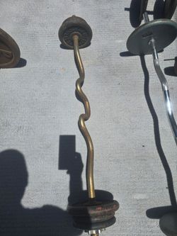 Curv bar with weights