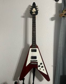 2000s Gibson Flying V Dark Cherry Red