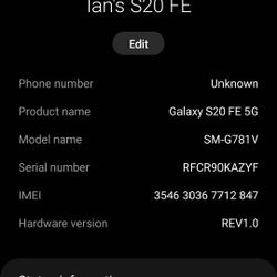 Samsung Galaxy S20 FE 