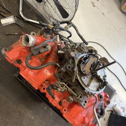 80 Corvette Factory Alum Intake With Carb