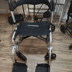 Folding Walker Wheelchair