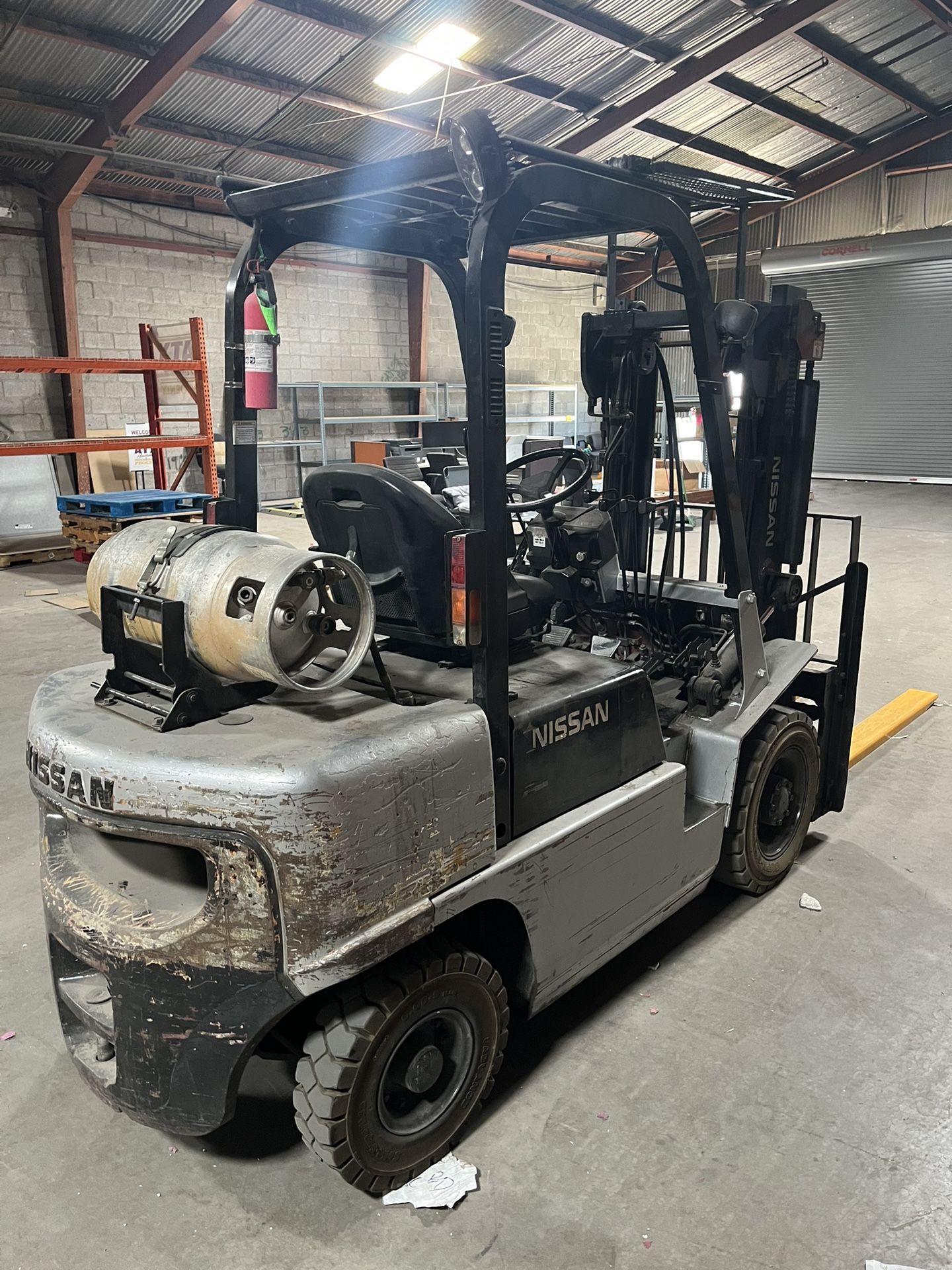 Nissan Forklift With Extensions