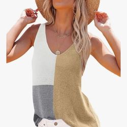 Super cute color block Tank-Top