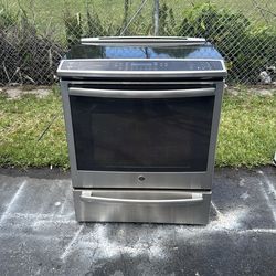 GE profile slide in convection oven