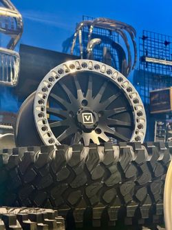 On sale. New: VALOR 15” Beadlock wheels & 33x10-15 Tires for POLARIS  Kawasaki Speed UTV Segway CFMOTO  5 lug SXS (We Finance)