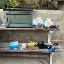 25 & 15 Gallon Aquarium w/supplies
