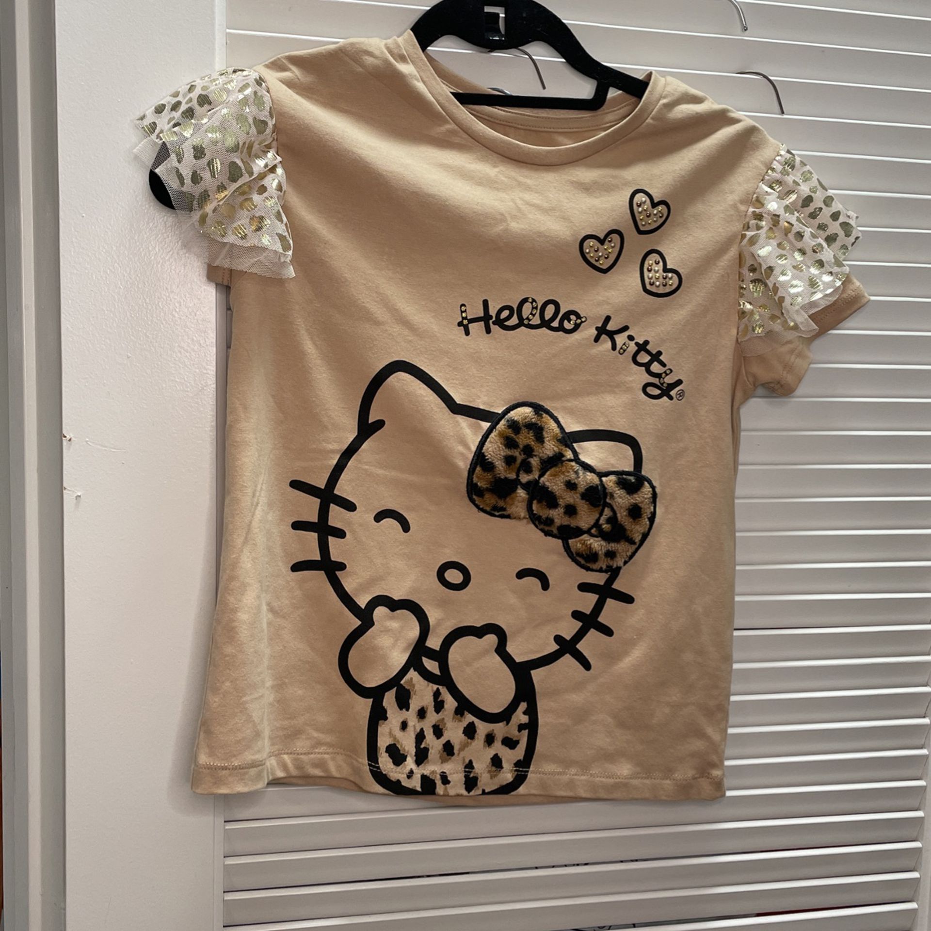 Hello Kitty Junior Kids Size 10 Leopard Print