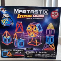 Brand New! Cra-Z-Art Magtastix Extreme Combo 50 Pieces 