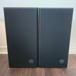 Vintage Altec Lansing Three Speakers - Pair - FOR PARTS OR REPAIR - Wood Cabinet