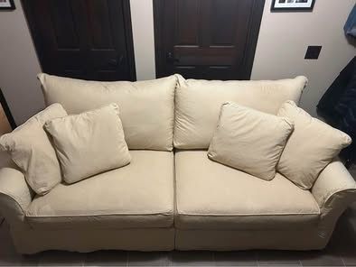 Macy’s modern concepts - Gently Used Couch With Slipcover