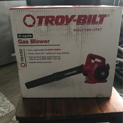 Troy-Bilt,  Gas blower, Red, 25cc 2-cycle Engine 
