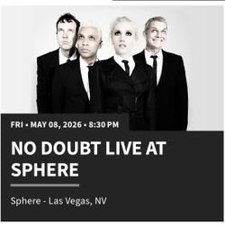 No Doubt Tickets For Las Vegas Show