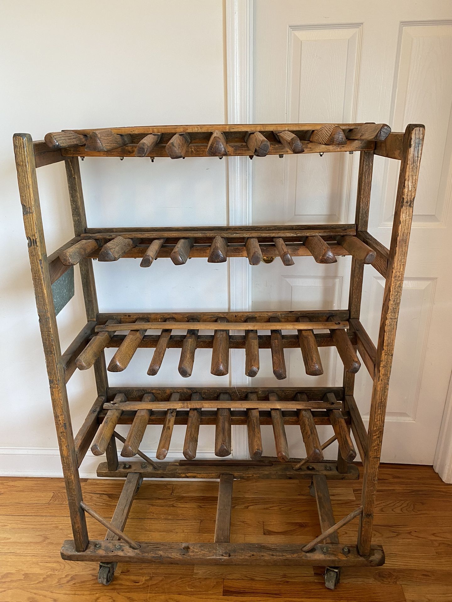 ANTIQUE COBBLER/WINE RACK $600