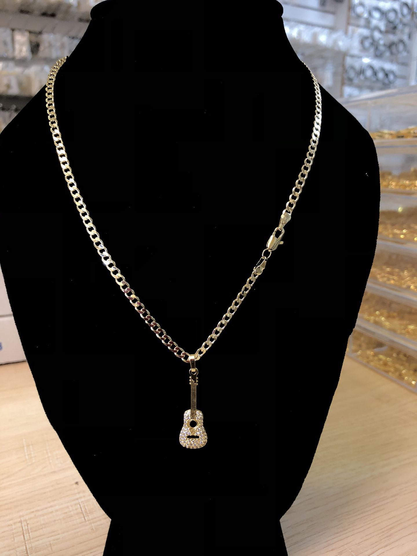 Young Boys 18K Gold GF chain and pendant