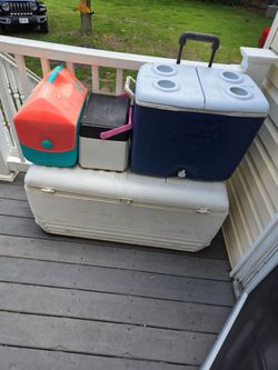 Few coolers avail plus one more