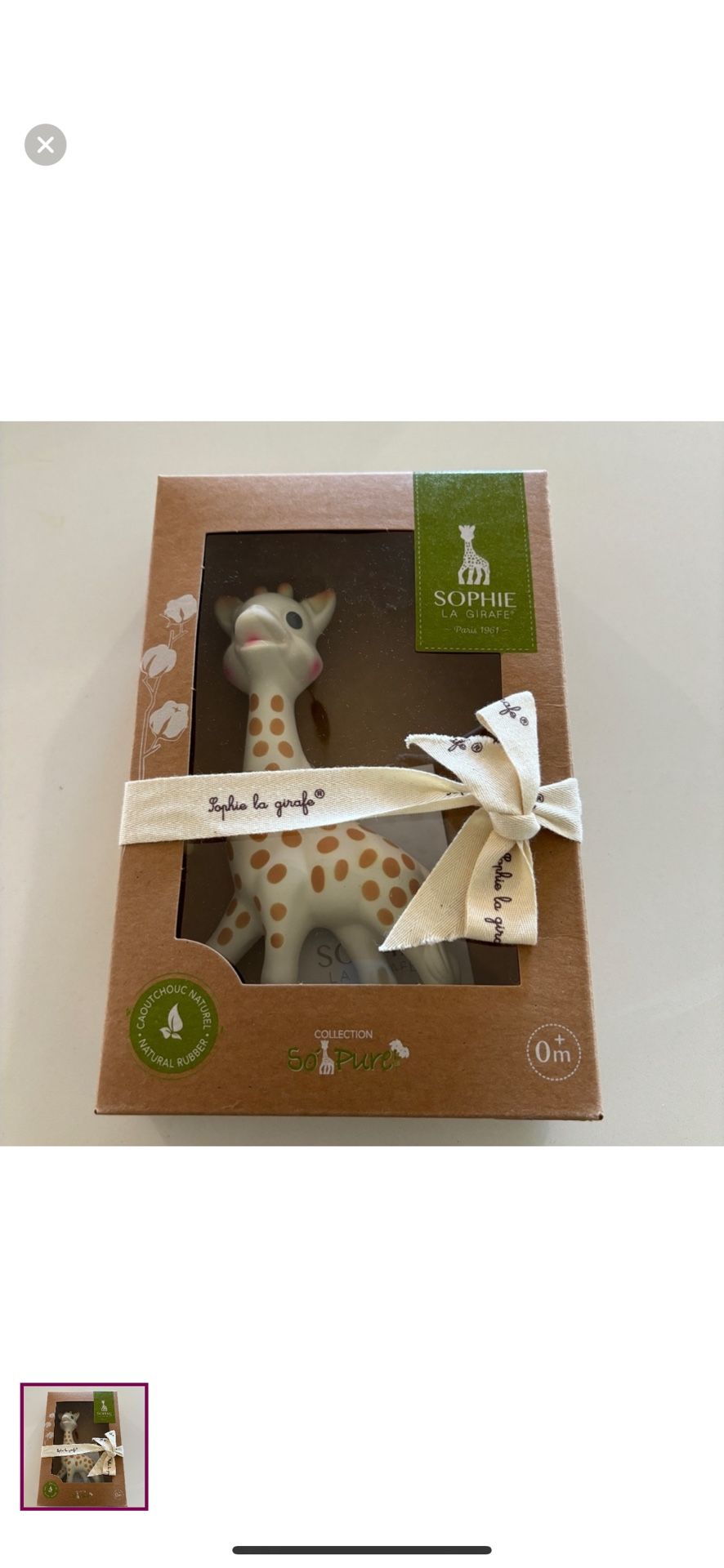 Sophie The Giraffe Teether Toy