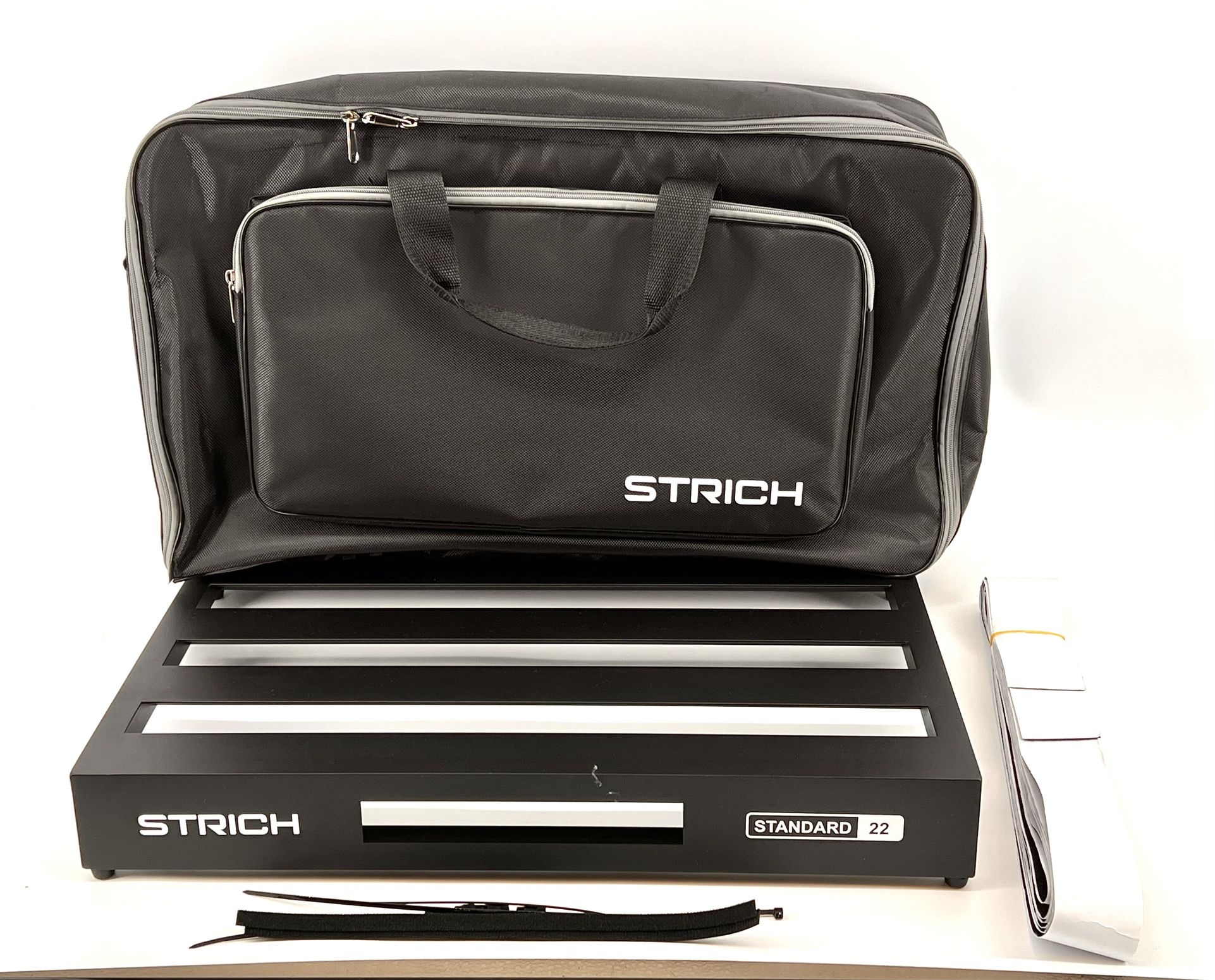 STRICH Guitar Pedal Board Aluminum Alloy 2.65lb Lightweight Effect Pedalboard 22'' x 12.5''