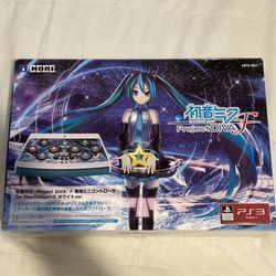 HORI Hatsune Miku Project DIVA-F Mini Arcade Controller PS3 Black HP3-900