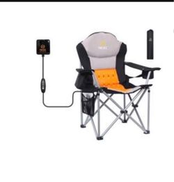 Heated Folding Camping Chair