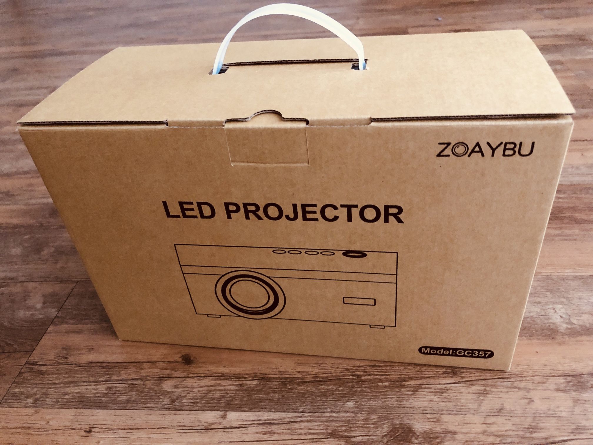 ZOAYBU PROJECTOR + 100” Screen