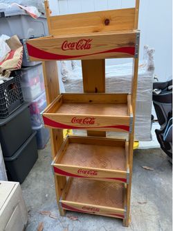 Vintage Coca Cola Display Shelf