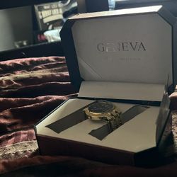 Geneva Gold Watch 