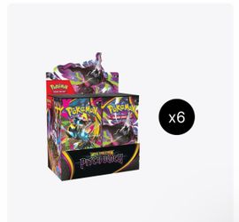 Sealed Case Pokemon Mega Evolution Pitch Black Booster 6-Box Case