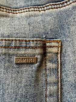 Light Wash Amiri Denim Jeans