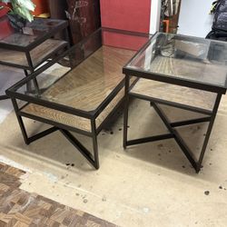 Glass Coffee And End Tables