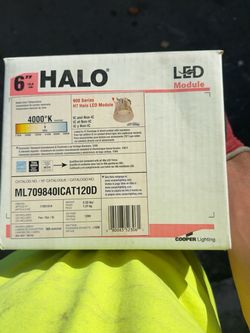 Halo 6” LED Recessed Light Module – New in Box