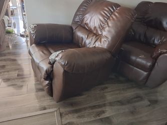 Brown recliners