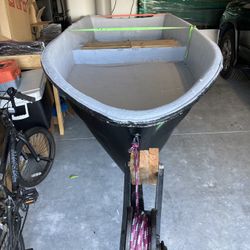 14’ Skiff W/trailer   Title In Hand 