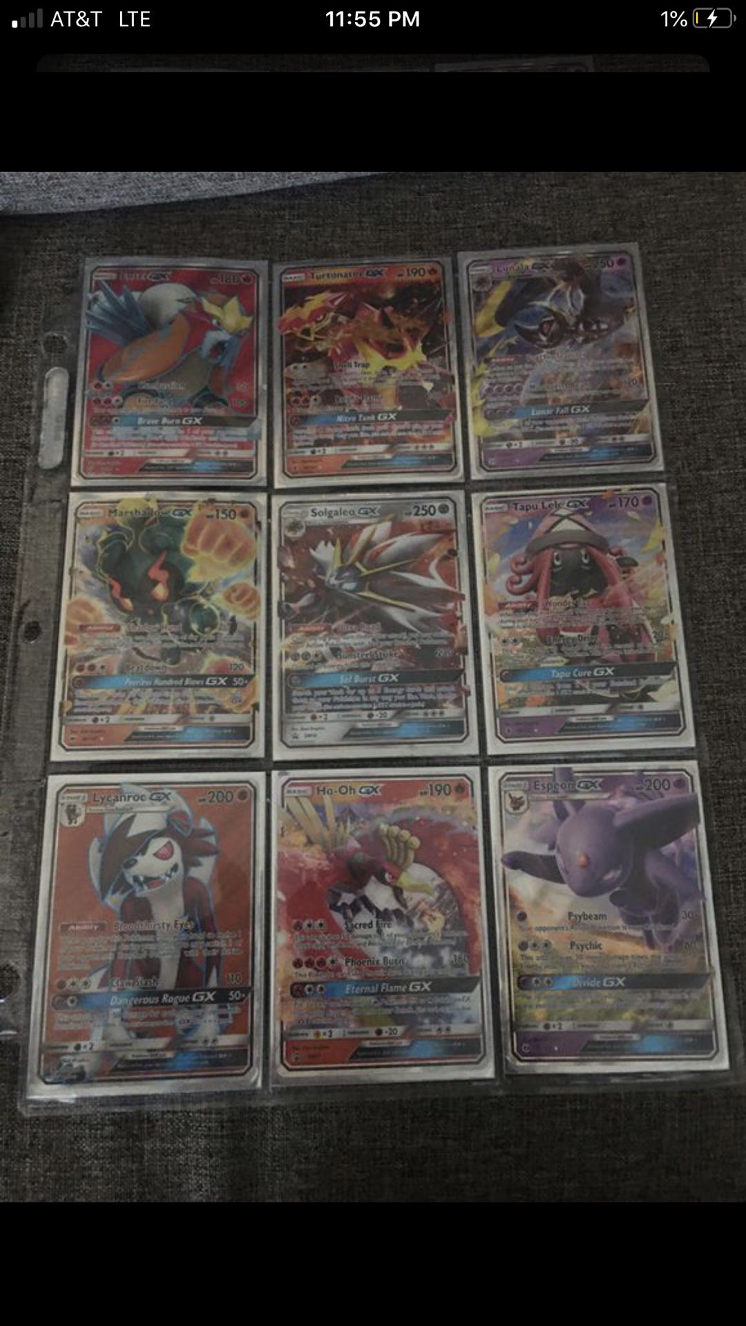 Pokémon Cards( GX, EX, Mega, Secret Rare )