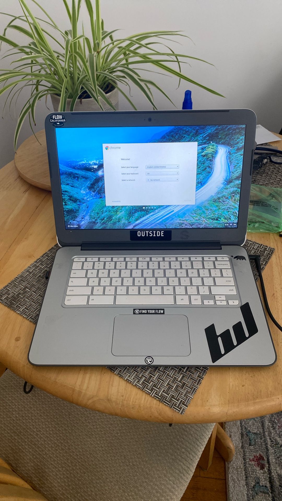 LAPTOP HP CHROME