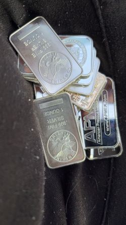 Silver 1oz Bars 