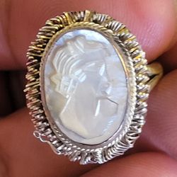 Anillo Antiguo De Plata