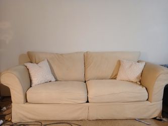 Beige couch