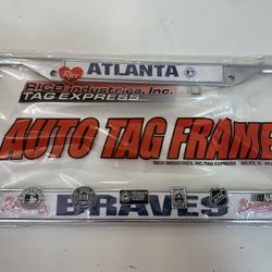 Atlanta Braves License Plate Frame