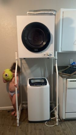 Apartment size washer and dryer