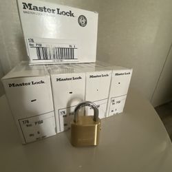 New/Unused  “Master Lock” Brass Combination Locks for Indoor/Outdoor—$17.50/each (Gym/Gate/Fence/Shed/ToolBox/trailer Compatible)